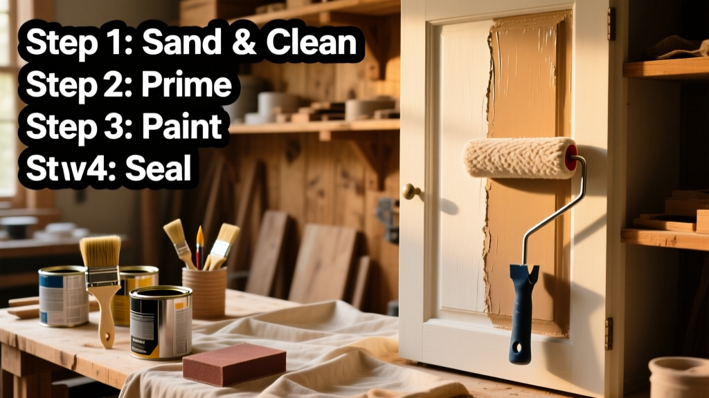 DIY Kitchen Cabinet Paint: Full Step-by-Step Tutorial