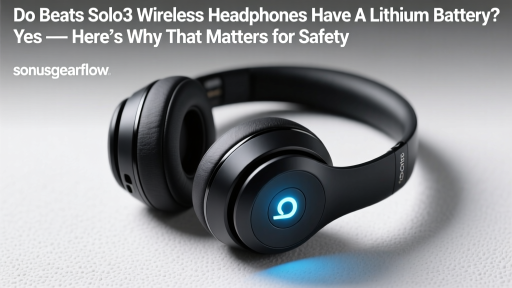 Beats Solo3 Battery: Lithium-Ion Facts & Care (2026)