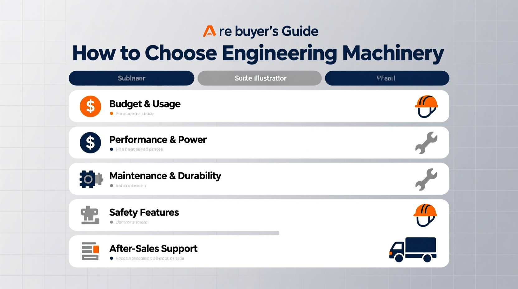 How to Choose Engineering Machinery: A Complete Buyer's Guide
