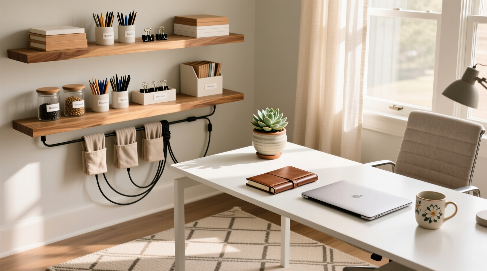de cluttering the office with martha stewart
