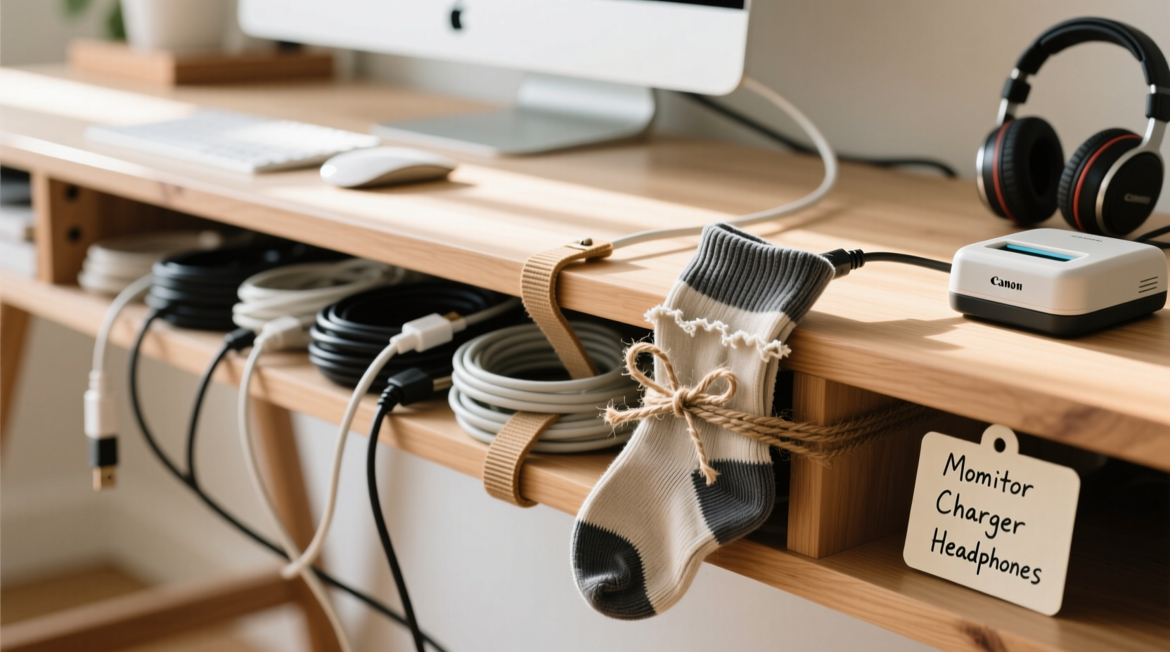 how to organize cables neatly without buying expensive organizers clever diy solutions