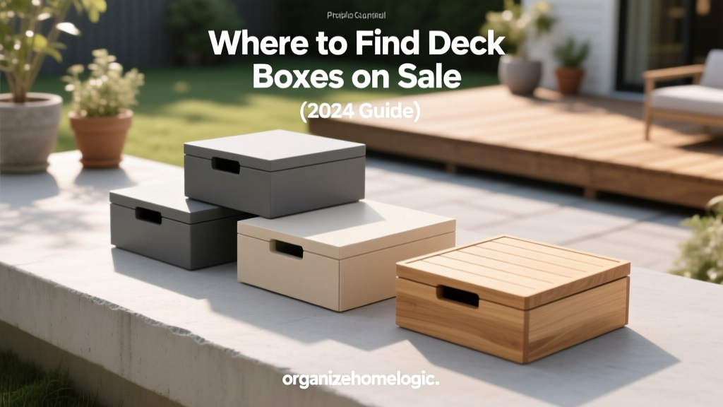 Where to Find Deck Boxes on Sale (2024 Guide)