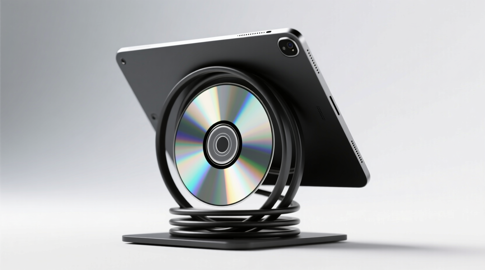 make a simple and adjustable tablet stand from a cd spi