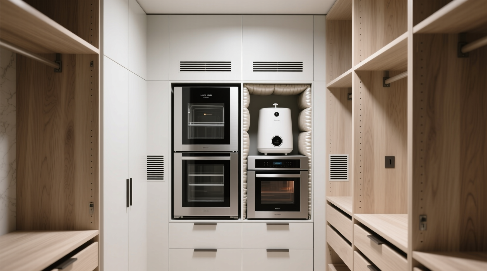 closet organization tips for beauty fridges steamers