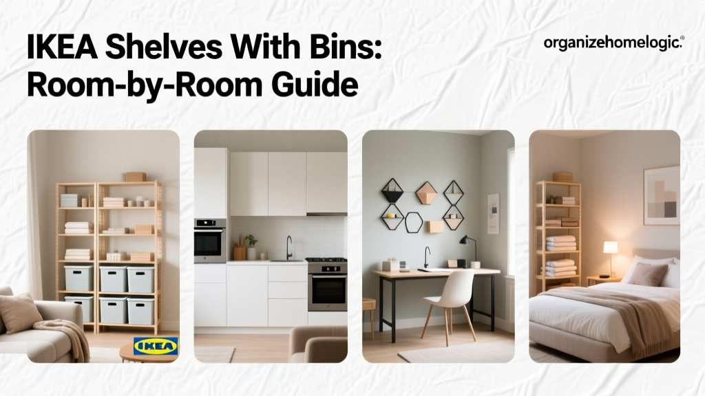 IKEA Shelves With Bins: Room-by-Room Guide