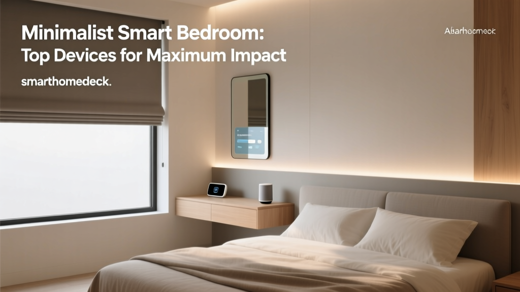 Minimalist Smart Bedroom: Top Devices for Maximum Impact