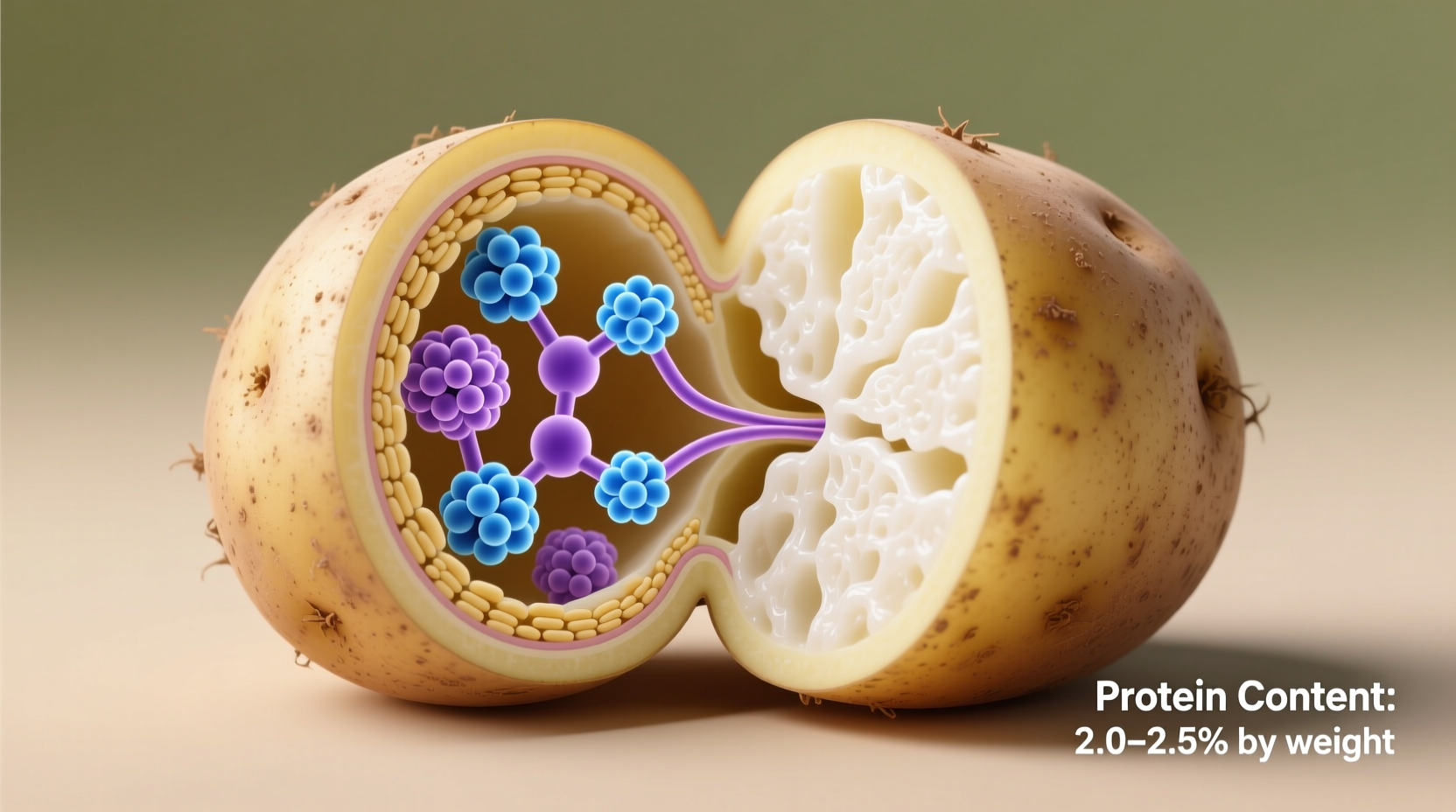 Potato Protein Content: Exact Measurements by Variety