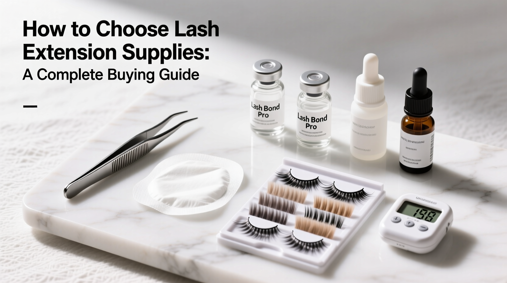 How to Choose Lash Extension Supplies: A Complete Buying Guide