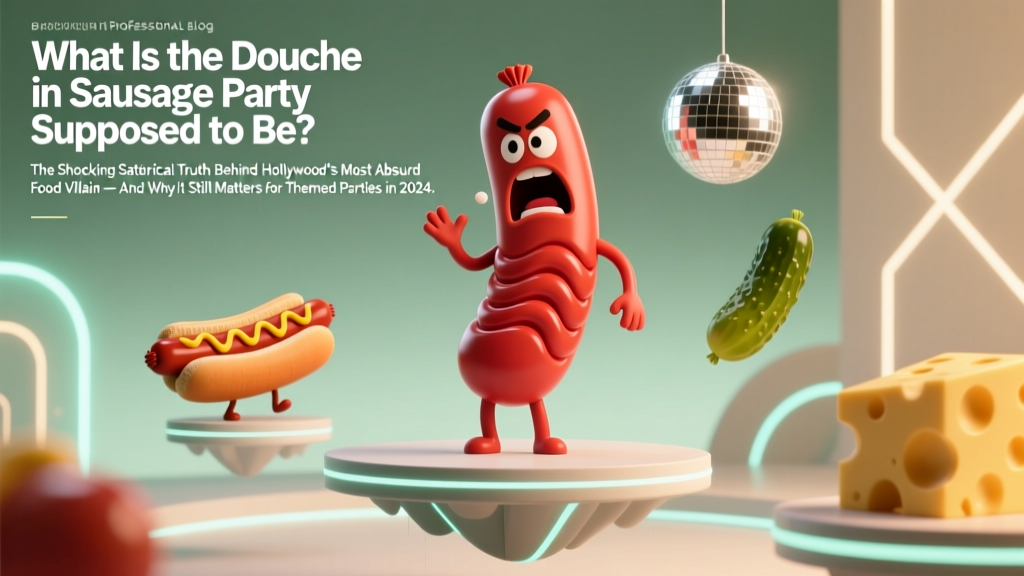 Douche in Sausage Party: Satirical Meaning (2026)