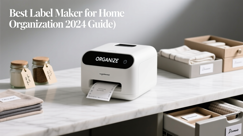Best Label Maker for Home Organization (2024 Guide)