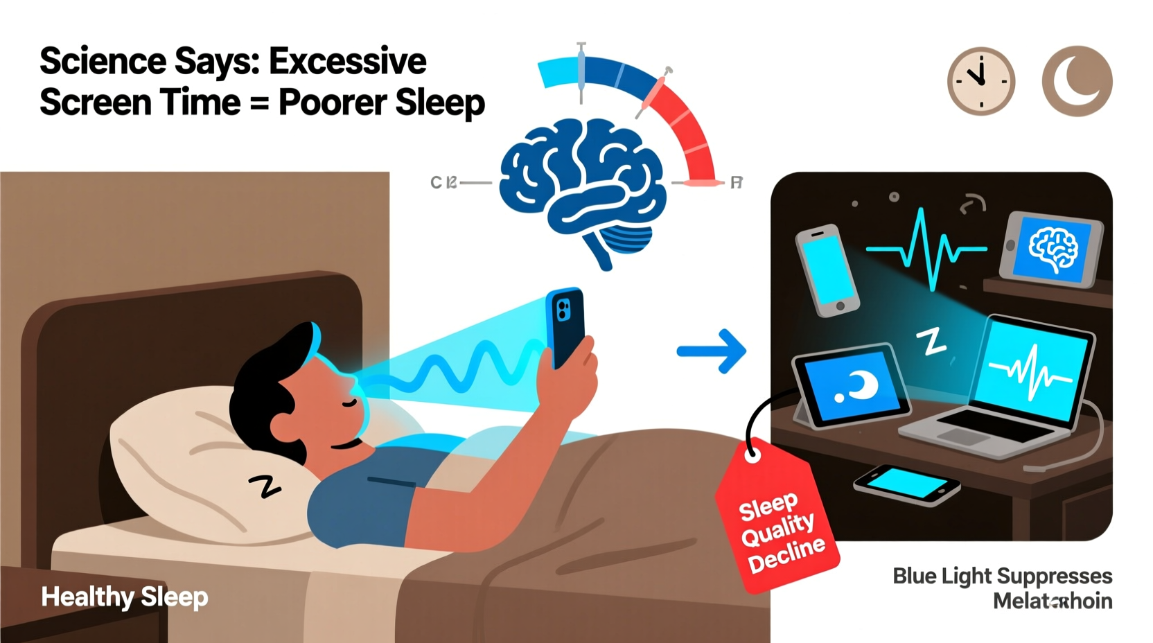 does screen time really affect sleep quality science says