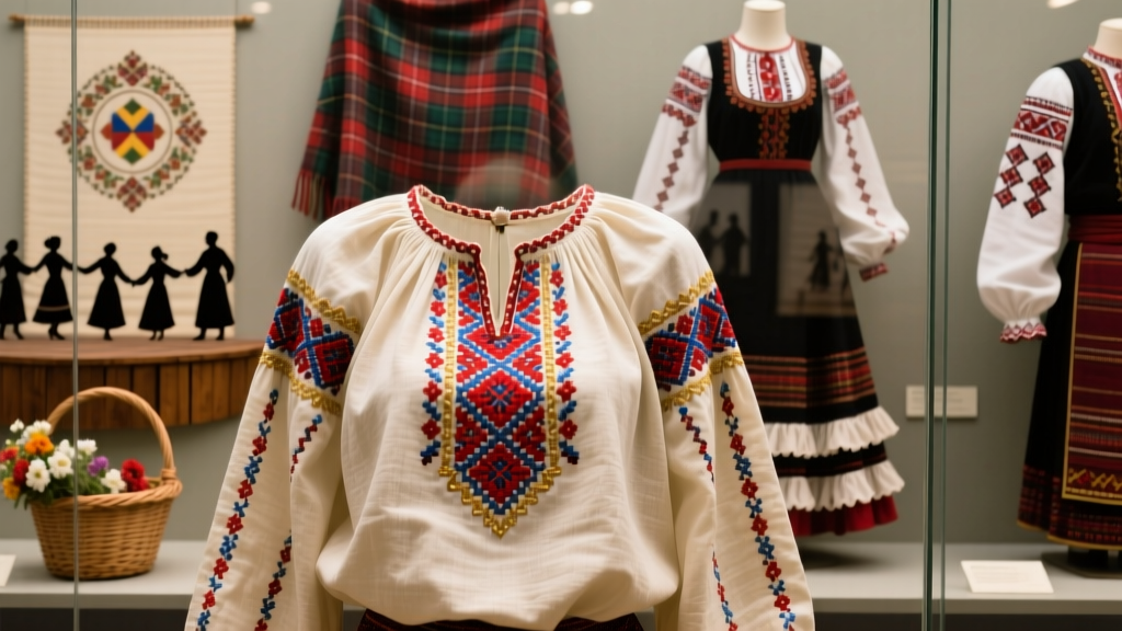 Romanian Ia Blouse Embroidery Stitches And Regional Motifs