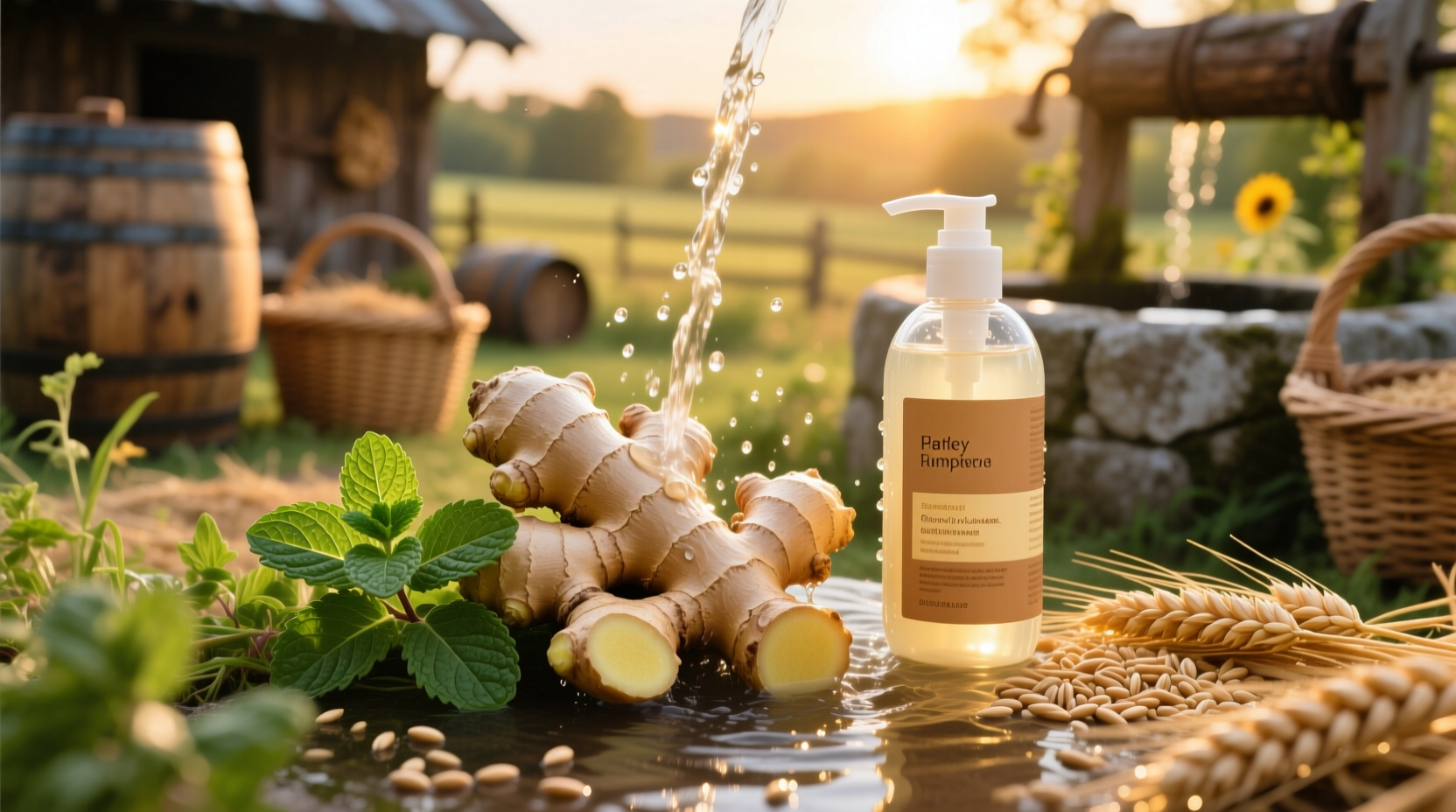 harvest shampoo ginger