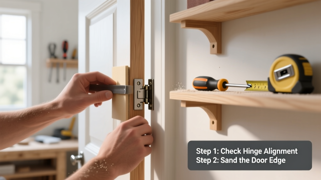 How to Fix a Sticking Door in Your Home