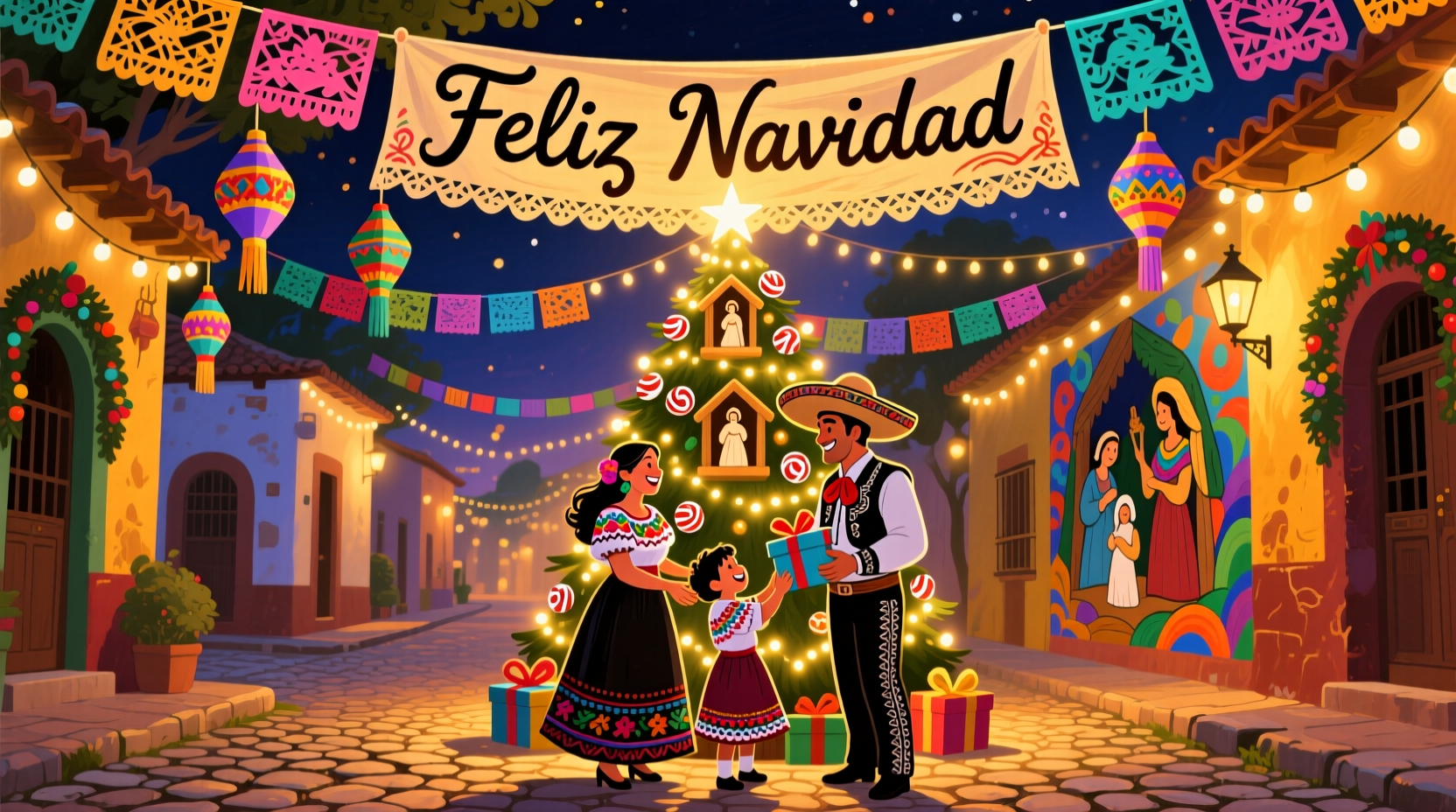 how to say merry christmas in mexico