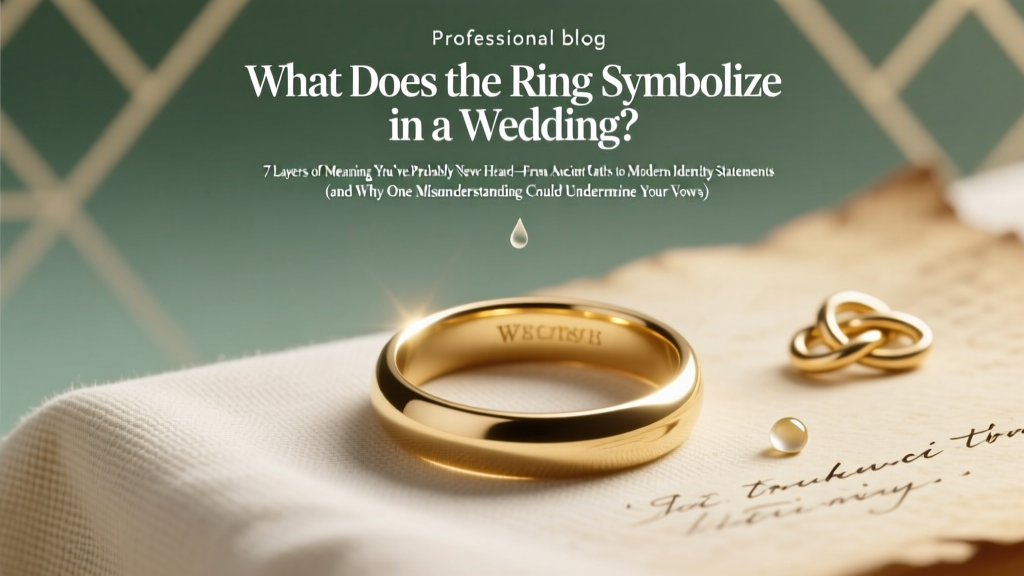 What Does The Ring Symbolize In A Wedding (2026)