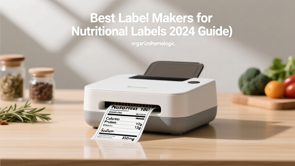 Best Label Makers for Nutritional Labels (2024 Guide)