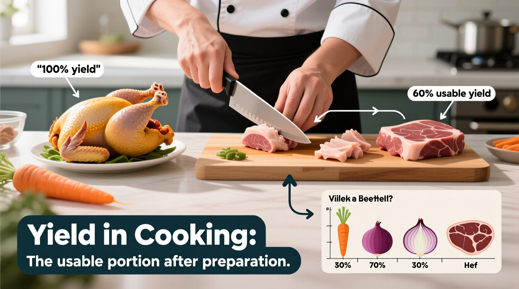 what is yield in cooking