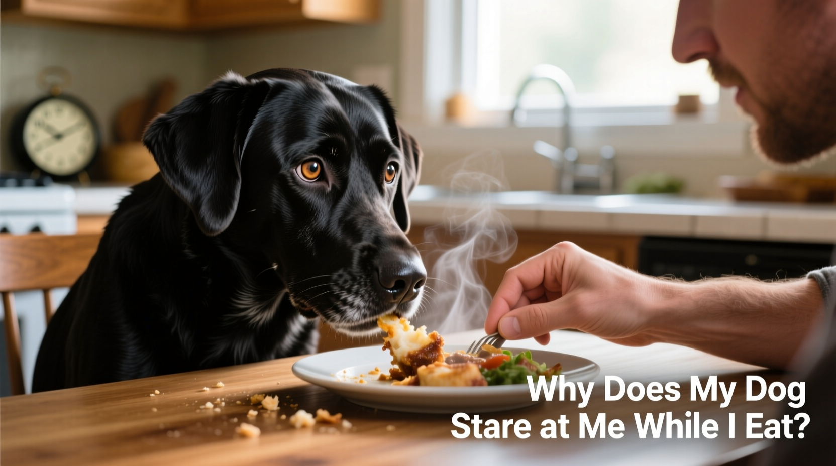 why does my dog stare at me while i eat understanding canine behavior quirks