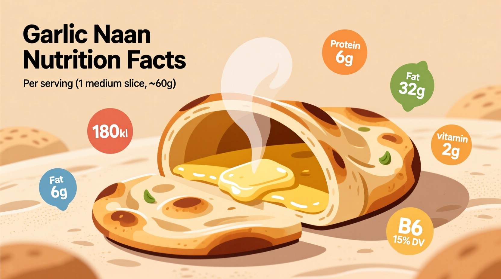 garlic naan nutrition