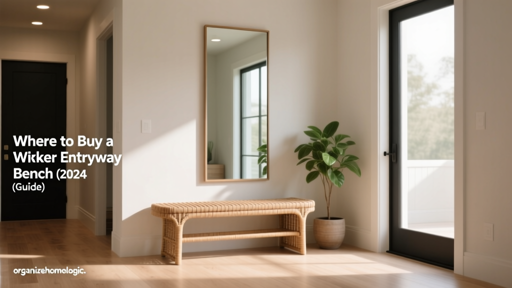 Where to Buy a Wicker Entryway Bench (2024 Guide)