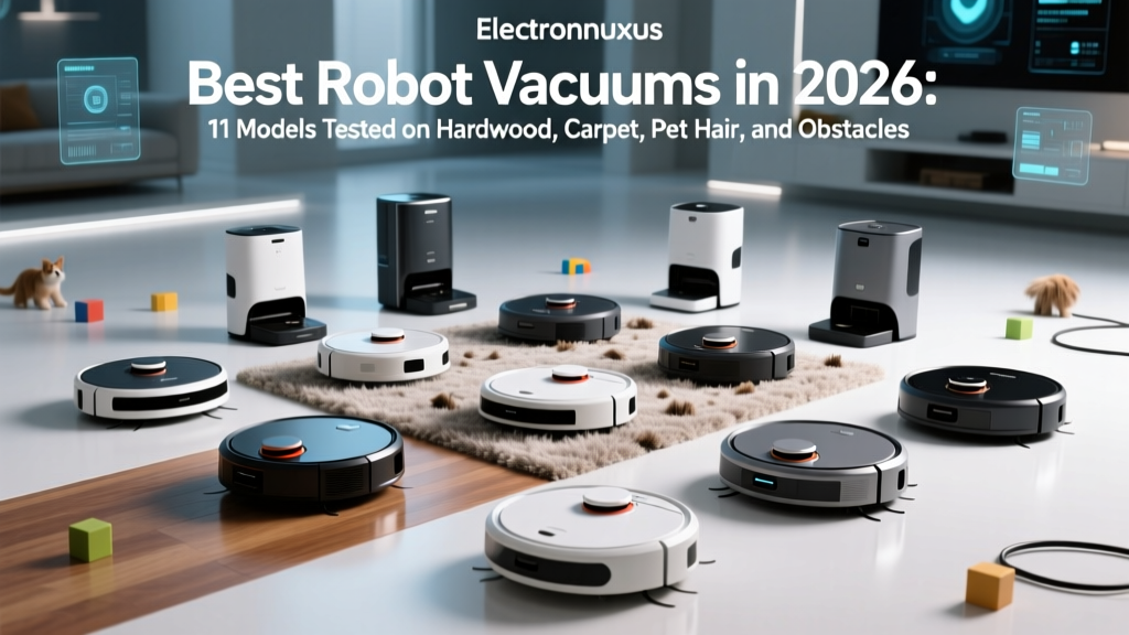 Best Robot Vacuums in 2026: 11 Models Tested on Hardwood, Carpet, Pet Hair, and Obstacles