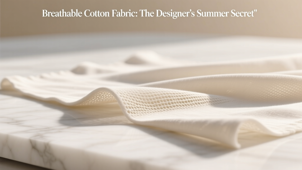 Breathable Cotton Fabric: The Designer’s Summer Secret