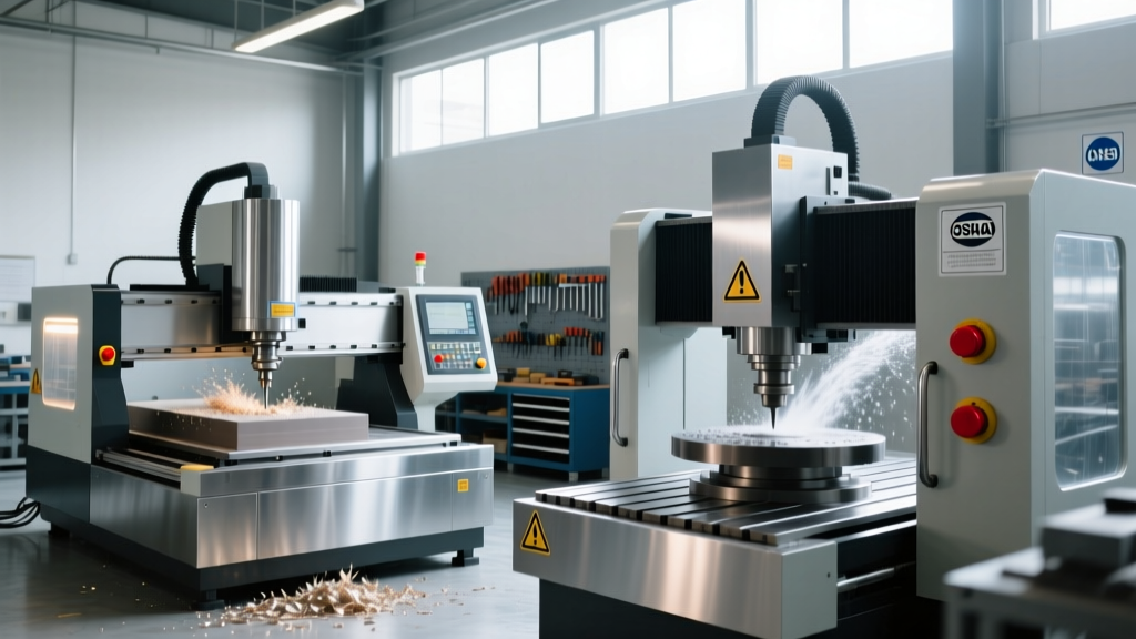 CNC Router vs Milling Machine: Safety & Compliance Guide