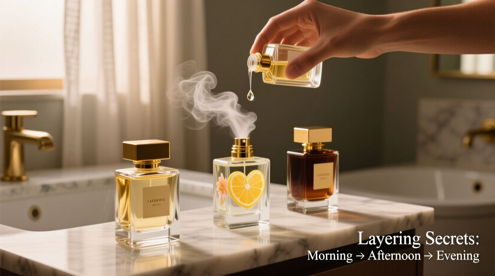 how to layer fragrances so they blend uniquely throughout the day