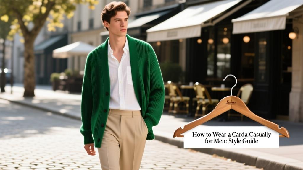 How to Wear a Cardigan Casually for Men: Style Guide