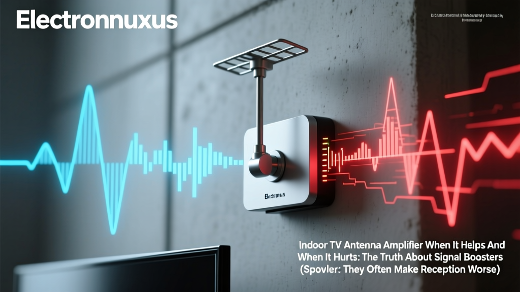 Indoor TV Antenna Amplifier When It Helps And When It Hurts: The Truth About Signal Boosters (Spoiler: They Often Make Reception Worse)
