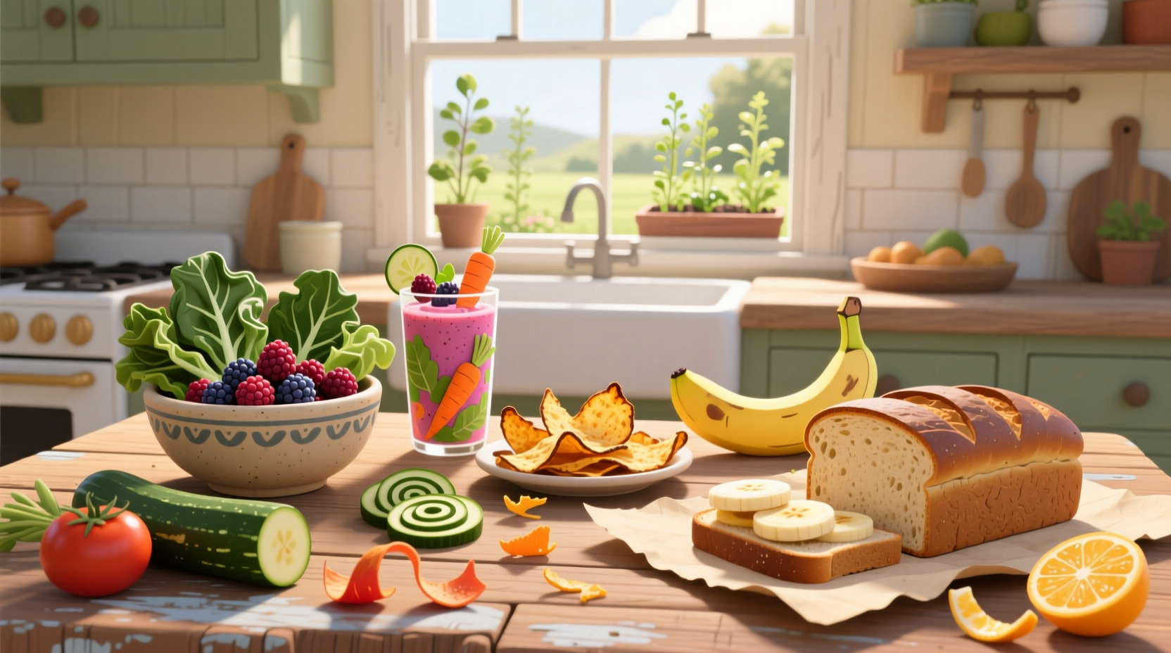 how to use up produce