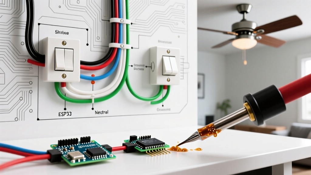 Ceiling Fan Electrical Wiring Diagram: Dual Switch & Light Guide