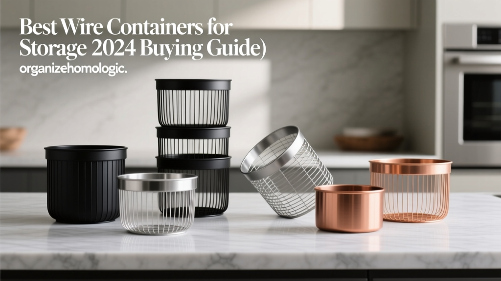 Best Wire Containers for Storage (2024 Buying Guide)