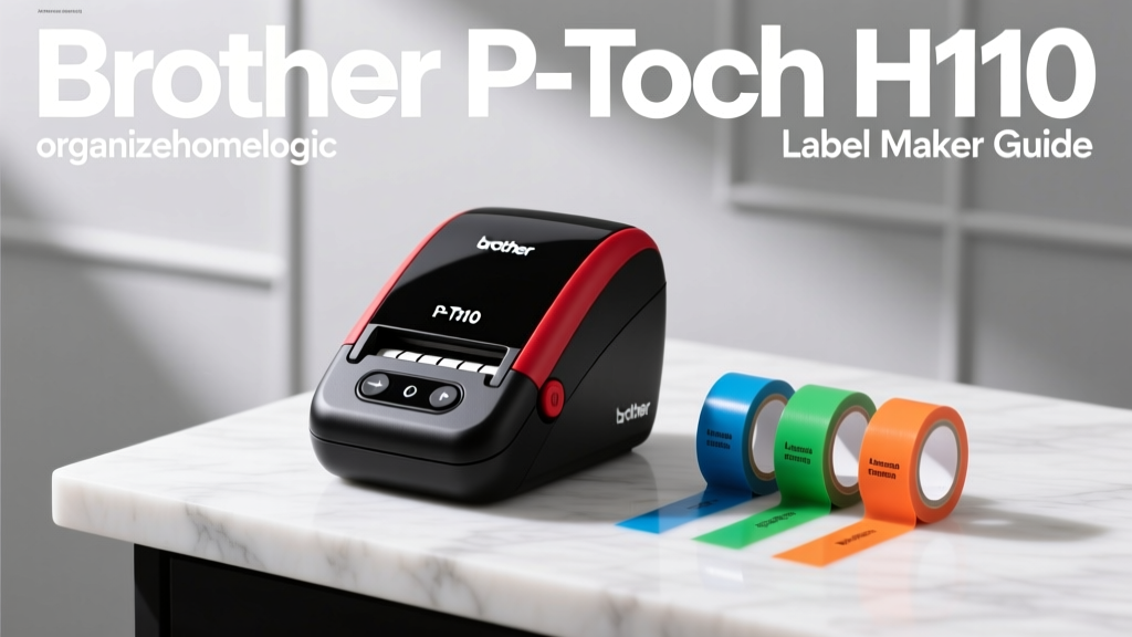 Brother P-Touch H110 Label Maker Guide