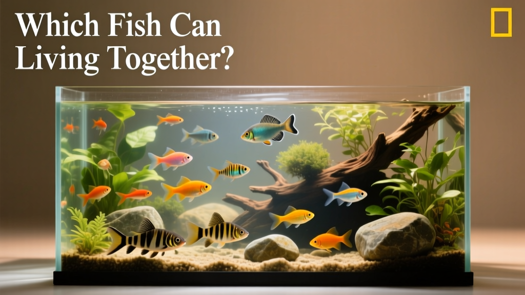 A well-planted, balanced freshwater community aquarium with diverse fish swimming at different levels