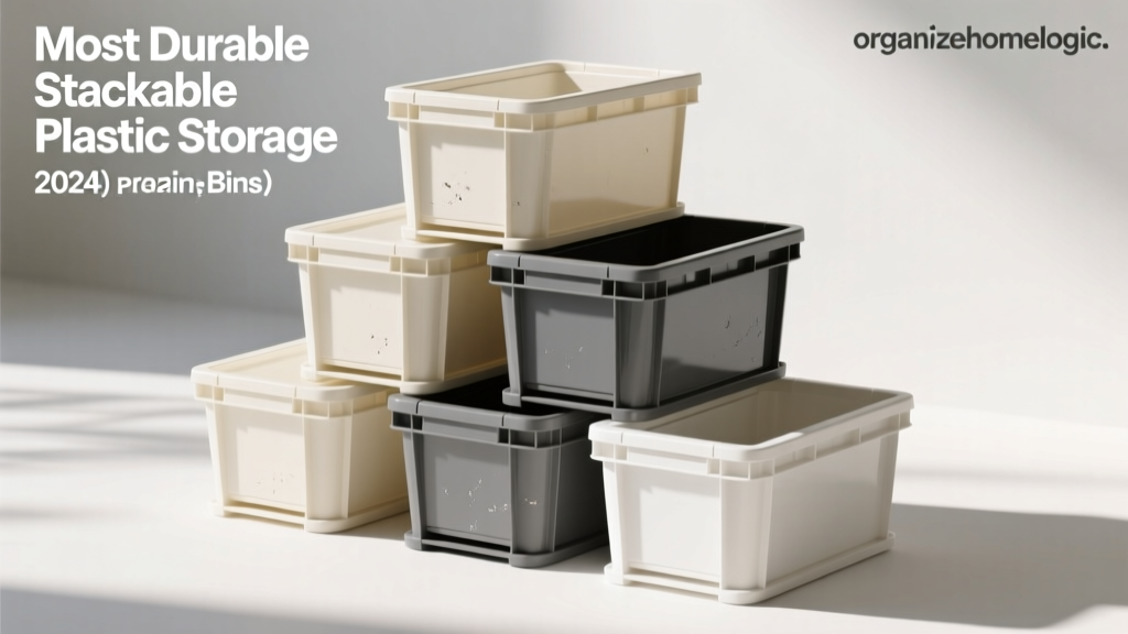 Most Durable Stackable Plastic Storage Bins (2024)