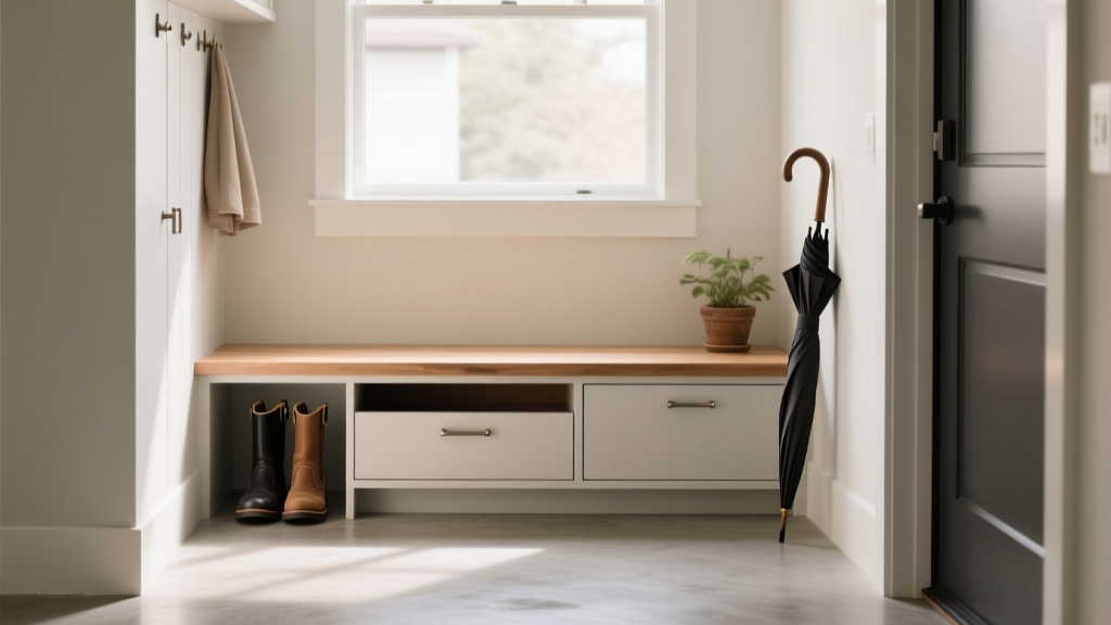 Where to Buy a Small Mudroom Bench with Storage