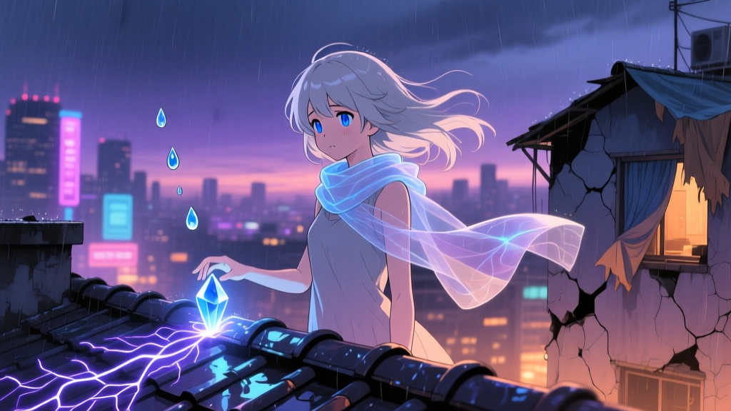 Hina’s Weather Manipulation in Weathering With