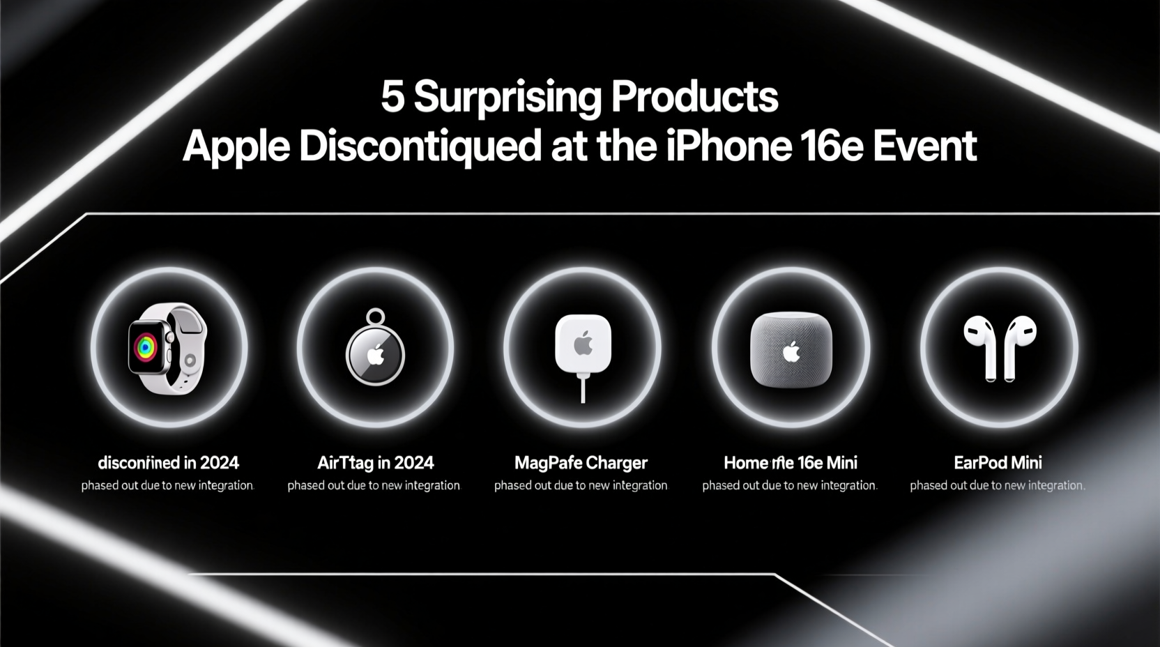 5 Surprising Products Apple Discontinued at the iPhone 16e Event