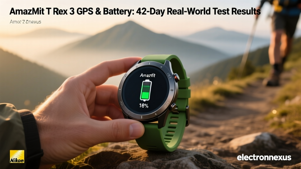 Amazfit T Rex 3 GPS & Battery: 42-Day Real-World Test Results