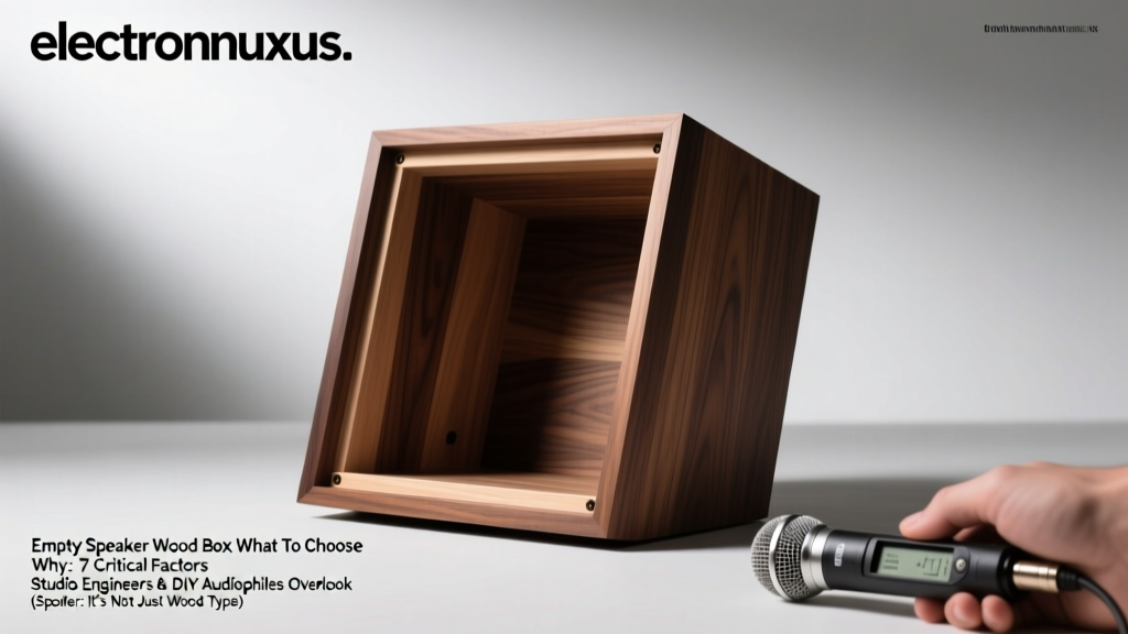 Empty Speaker Wood Box What To Choose Why: 7 Critical Factors Studio Engineers & DIY Audiophiles Overlook (Spoiler: It’s Not Just Wood Type)