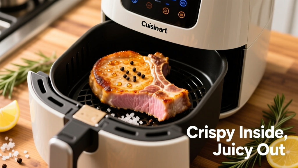 Perfect Pork Chops in a Cuisinart Air Fryer (Crispy & Juicy)