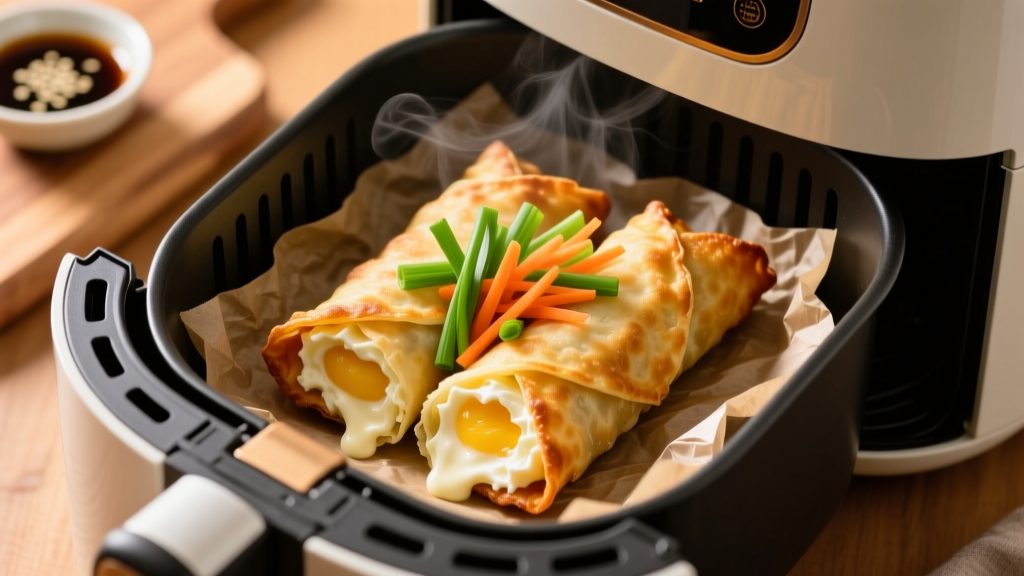 Cream Cheese Egg Rolls in Air Fryer (Crispy & Easy!)