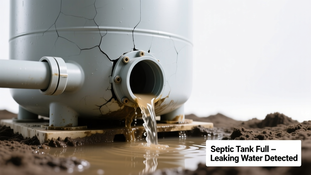 Septic Tank Full & Leaking Water: Quick Diagnosis