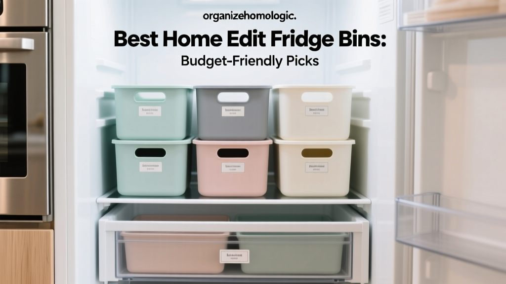 Best Home Edit Fridge Bins: Budget-Friendly Picks