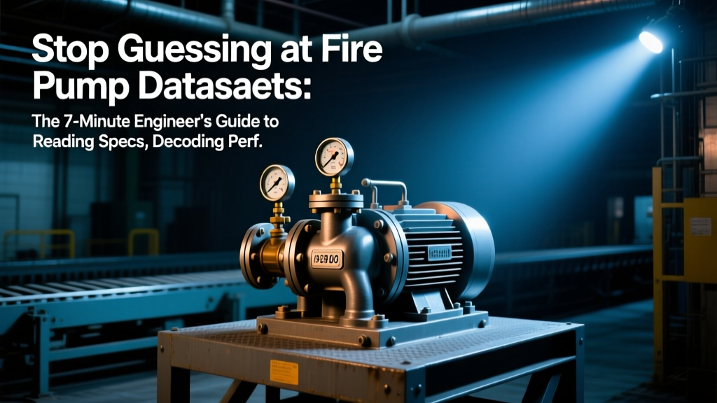 Fire Pump Datasheets: Read Specs & Spot Red Flags Fast
