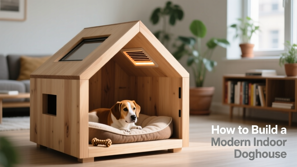 close up on the do-it-yourself doghouse