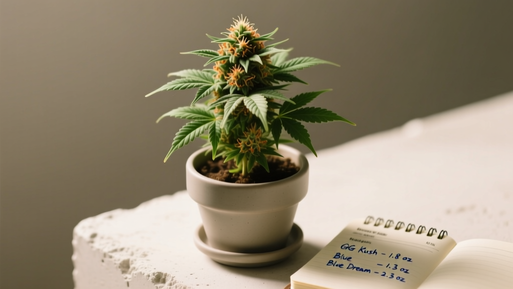 Indoor Marijuana Yield: 1 oz Typical, 2+ oz Needs Precision