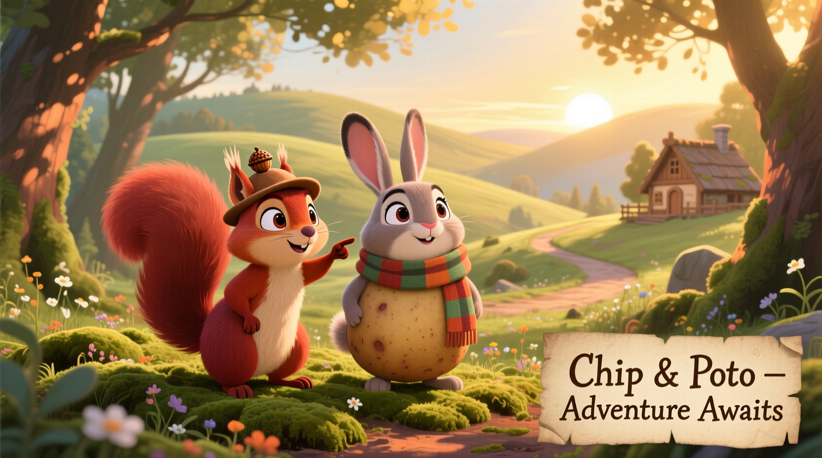 chip and potato characters